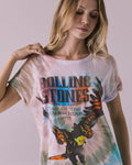 THE ROLLING STONES - TOUR OF AMERICA TIE DYE T-SHIRT DRESS
