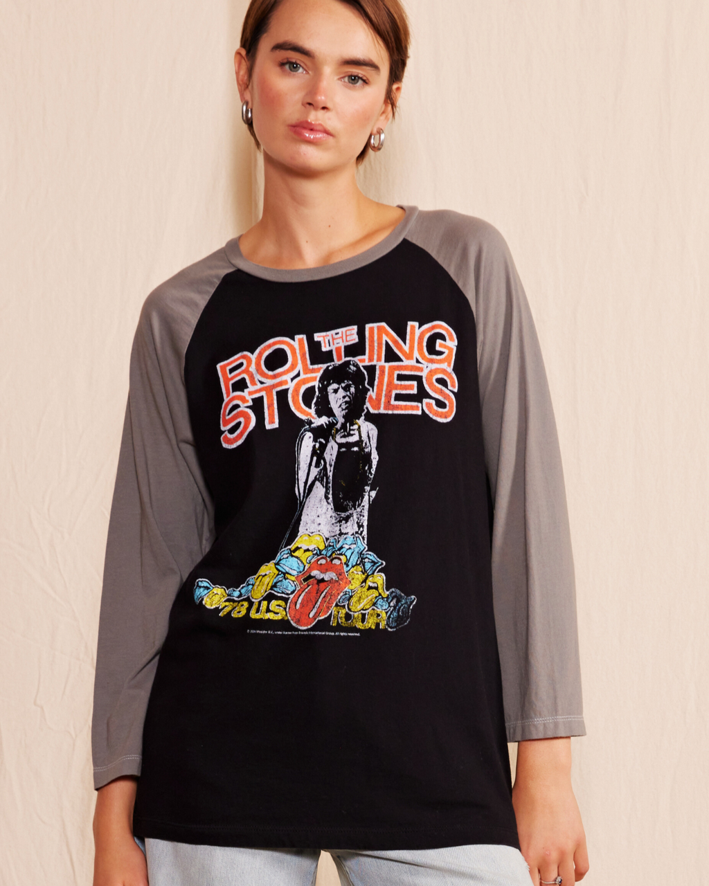 THE ROLLING STONES - US TOUR RAGLAN 1