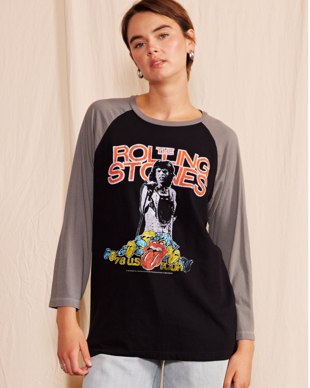 THE ROLLING STONES - US TOUR RAGLAN 2