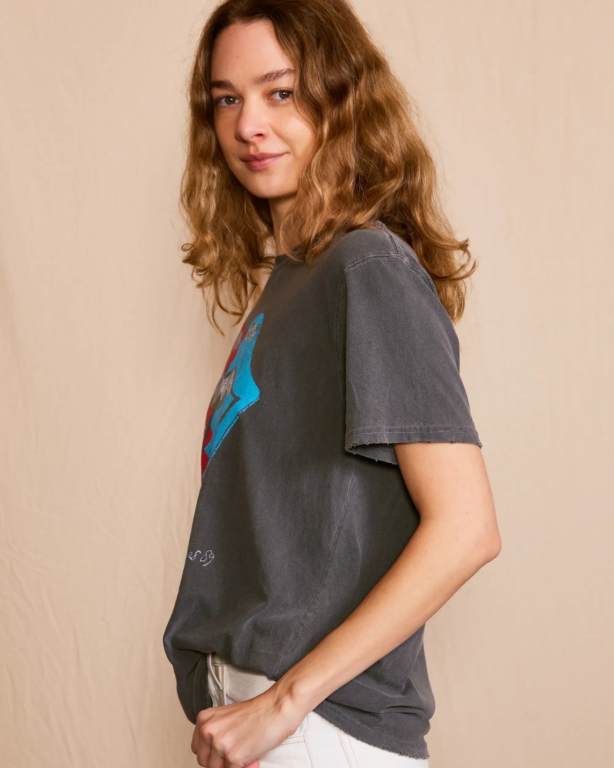 THE ROLLING STONES - VINTAGE SPLIT TONGUE T-SHIRT 3