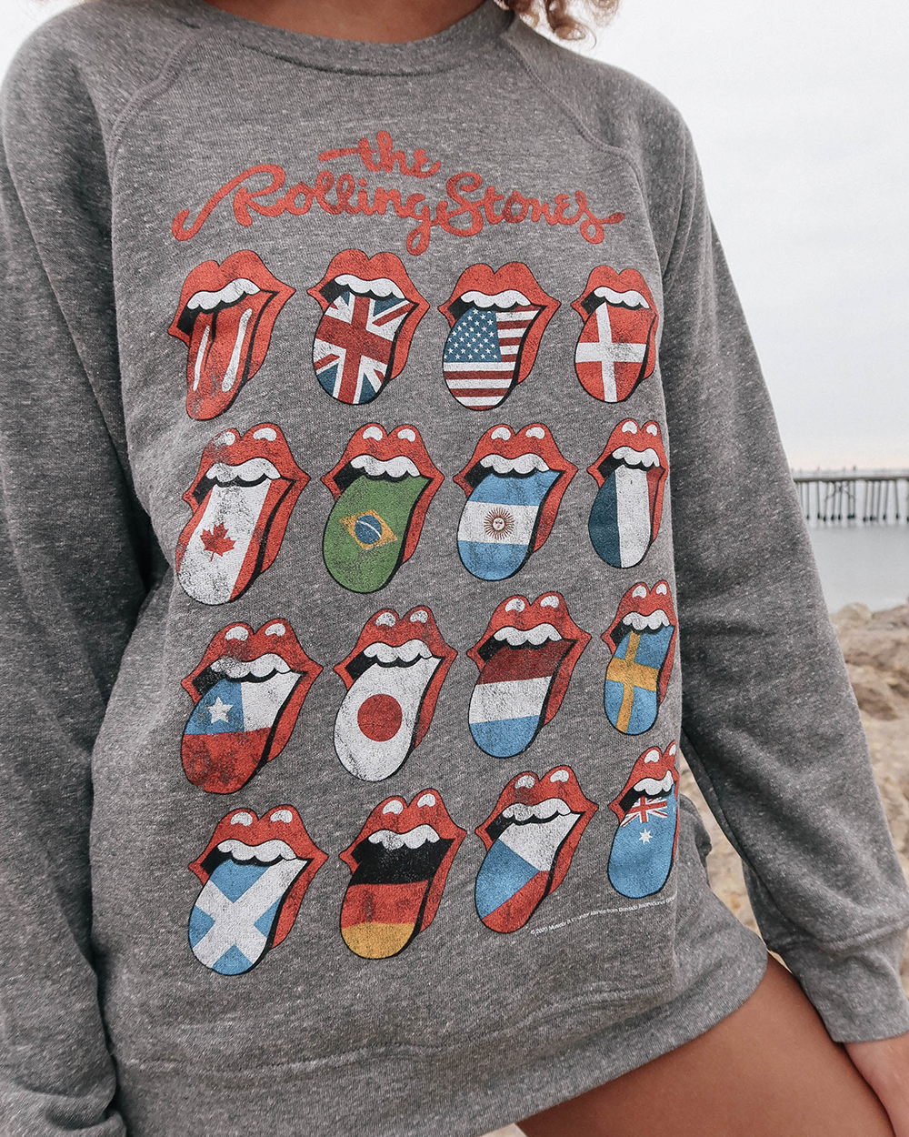 THE ROLLING STONES - WORLD TOUR FLEECE SWEATSHIRT 3