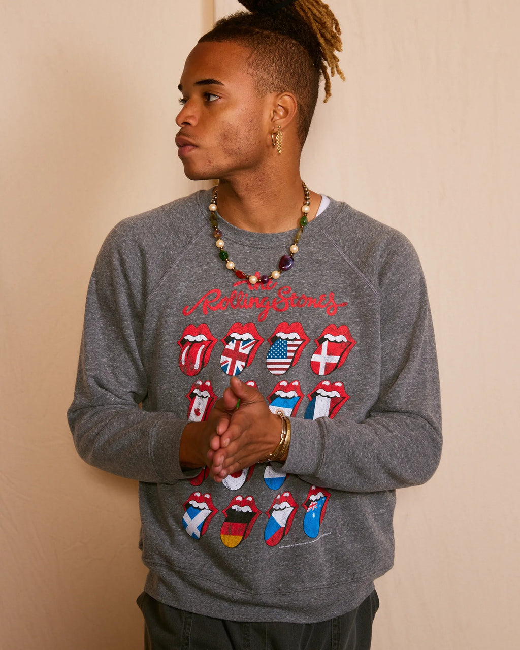 THE ROLLING STONES - WORLD TOUR FLEECE SWEATSHIRT 4