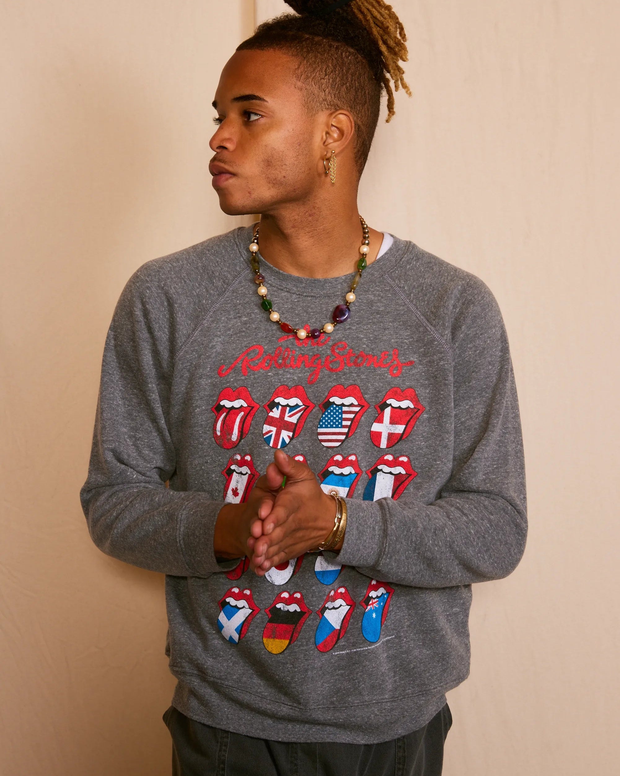 THE ROLLING STONES - WORLD TOUR FLEECE SWEATSHIRT 4