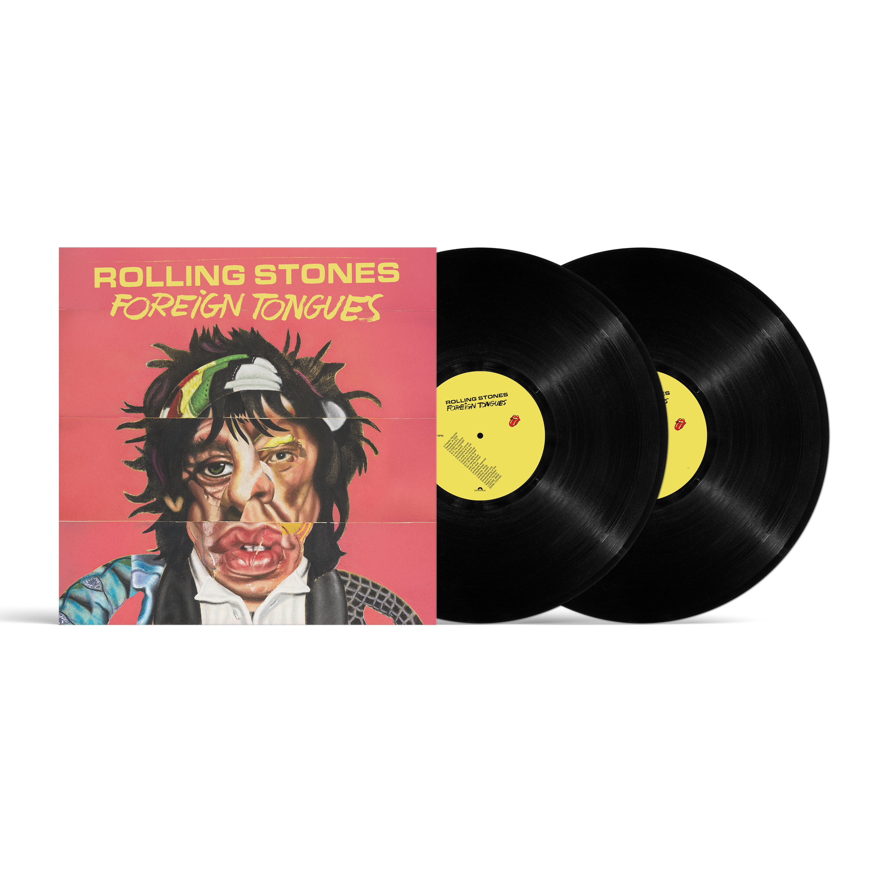 THE ROLLING STONES - FOREIGN TONGUES - 2-LP - VINYL LP