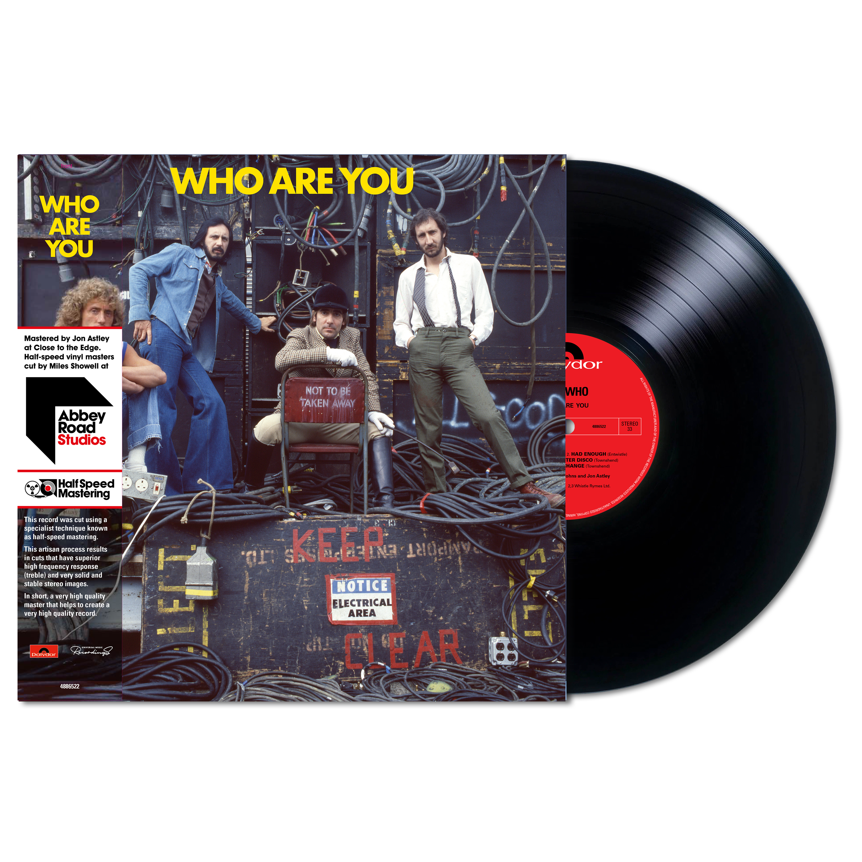 THE WHO - WHO ARE YOU - LIMITED EDITION - HALF-SPEED MASTERING - VINYL LP