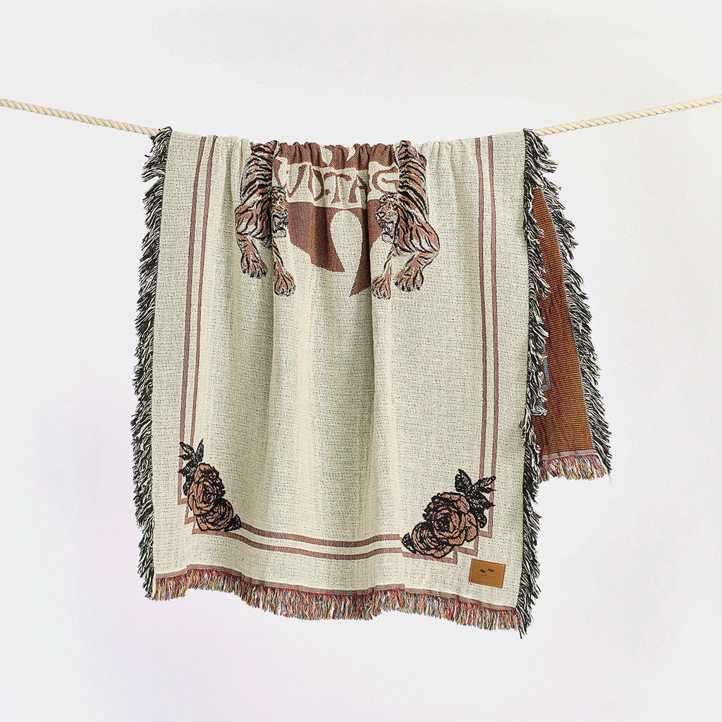 WU-TANG CLAN x SLOWTIDE - TIGER STYLE TAPESTRY THROW BLANKET