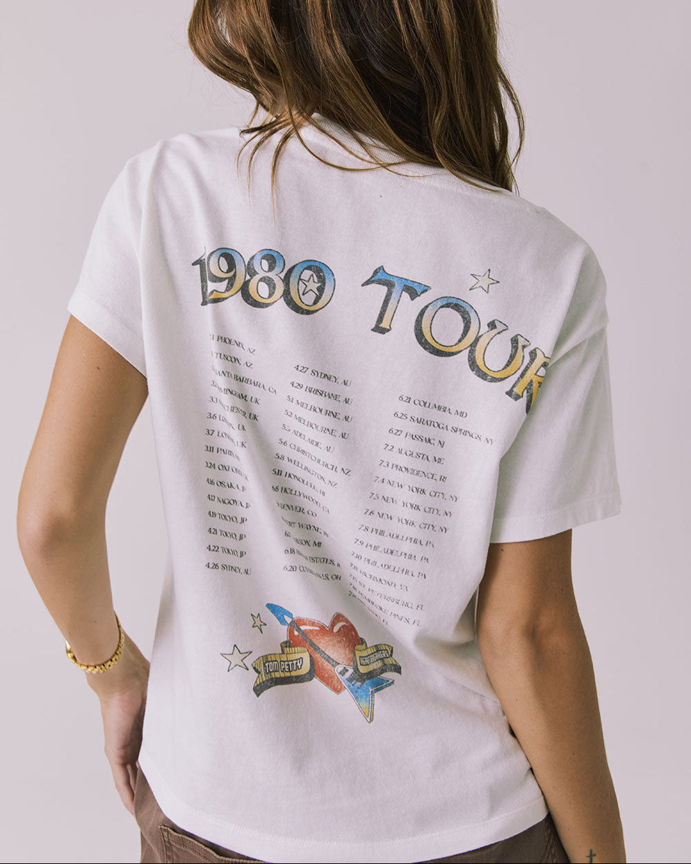 TOM PETTY - 1980 TOUR T-SHIRT