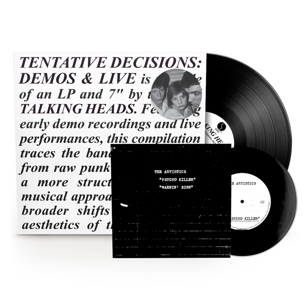 TALKING HEADS - TENTATIVE DECISIONS: DEMOS & LIVE - VINYL LP + 7" SINGLE