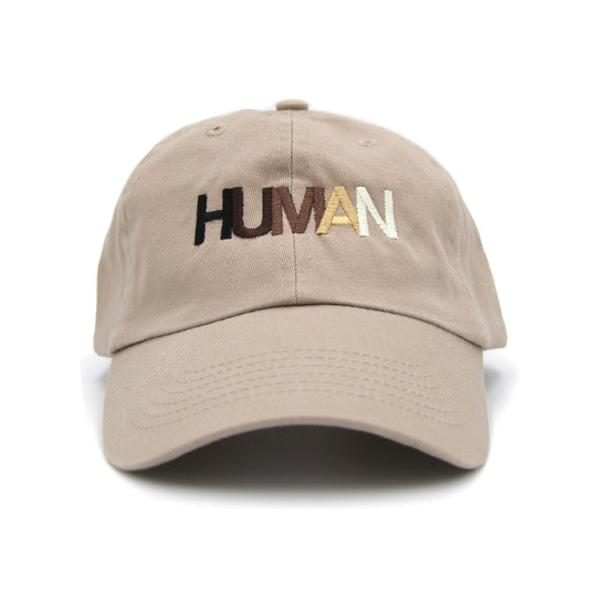 HUMAN UNITY TAN BASEBALL HAT