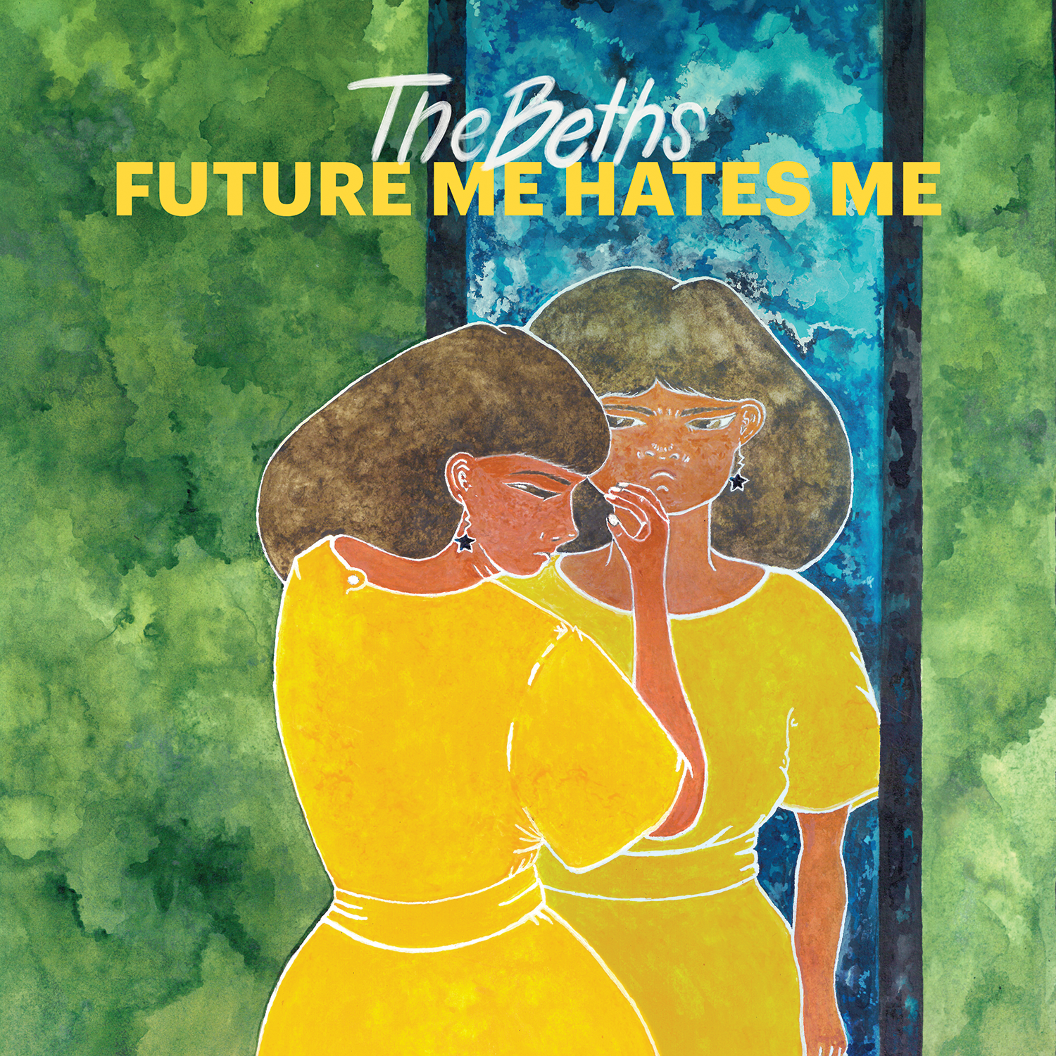 THE BETHS - FUTURE ME HATES ME - BLUE & RED COLOR - VINYL LP