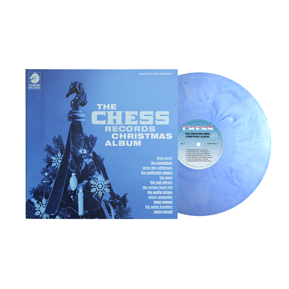 VARIOUS ARTISTS - THE CHESS RECORDS CHRISTMAS ALBUM - BLUE COLOR - VINYL LP