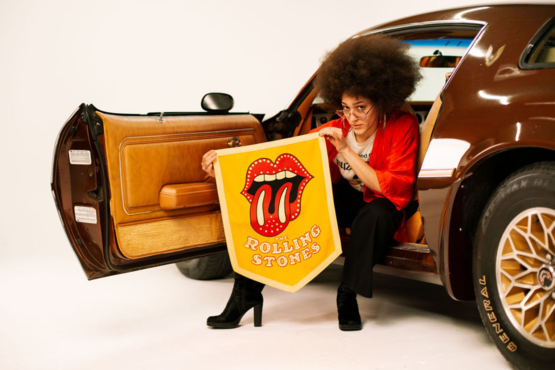 THE ROLLING STONES x OXFORD PENNANT - CAMP FLAG