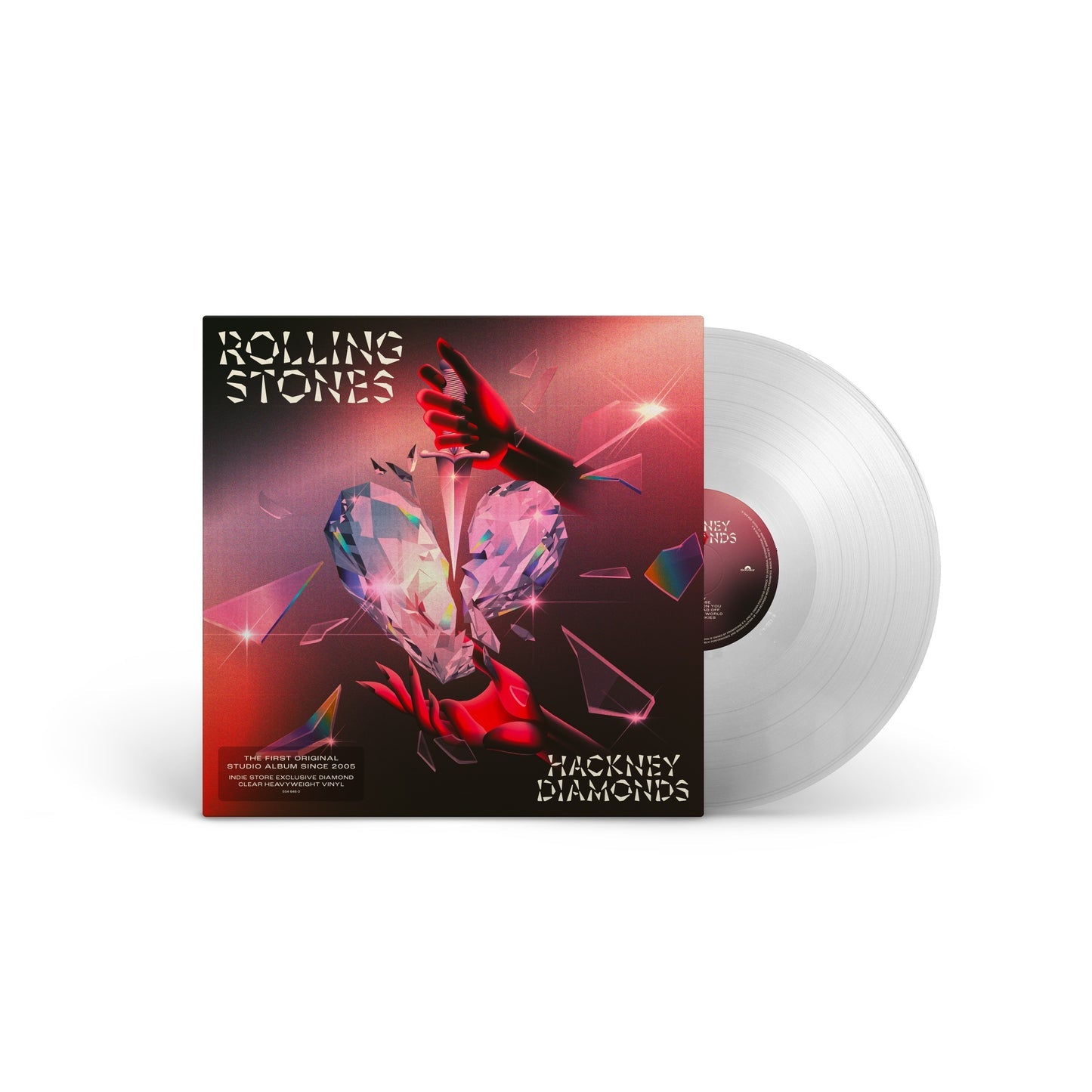 ROLLING STONES - HACKNEY DIAMONDS - INDIE EXCLUSIVE EDITION - CLEAR COLOR - VINYL LP