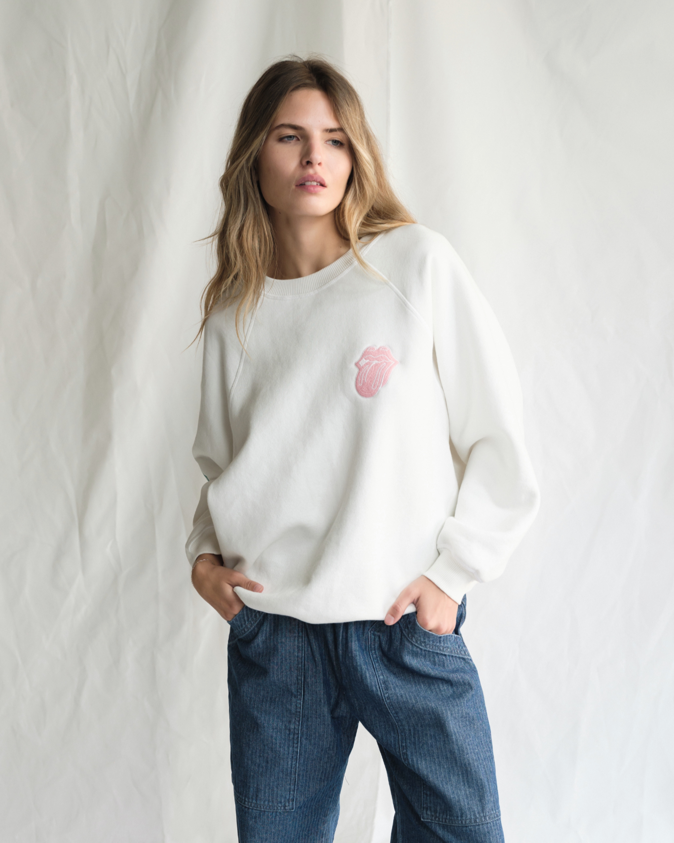 The Rolling Stones She's a Rainbow Crewneck