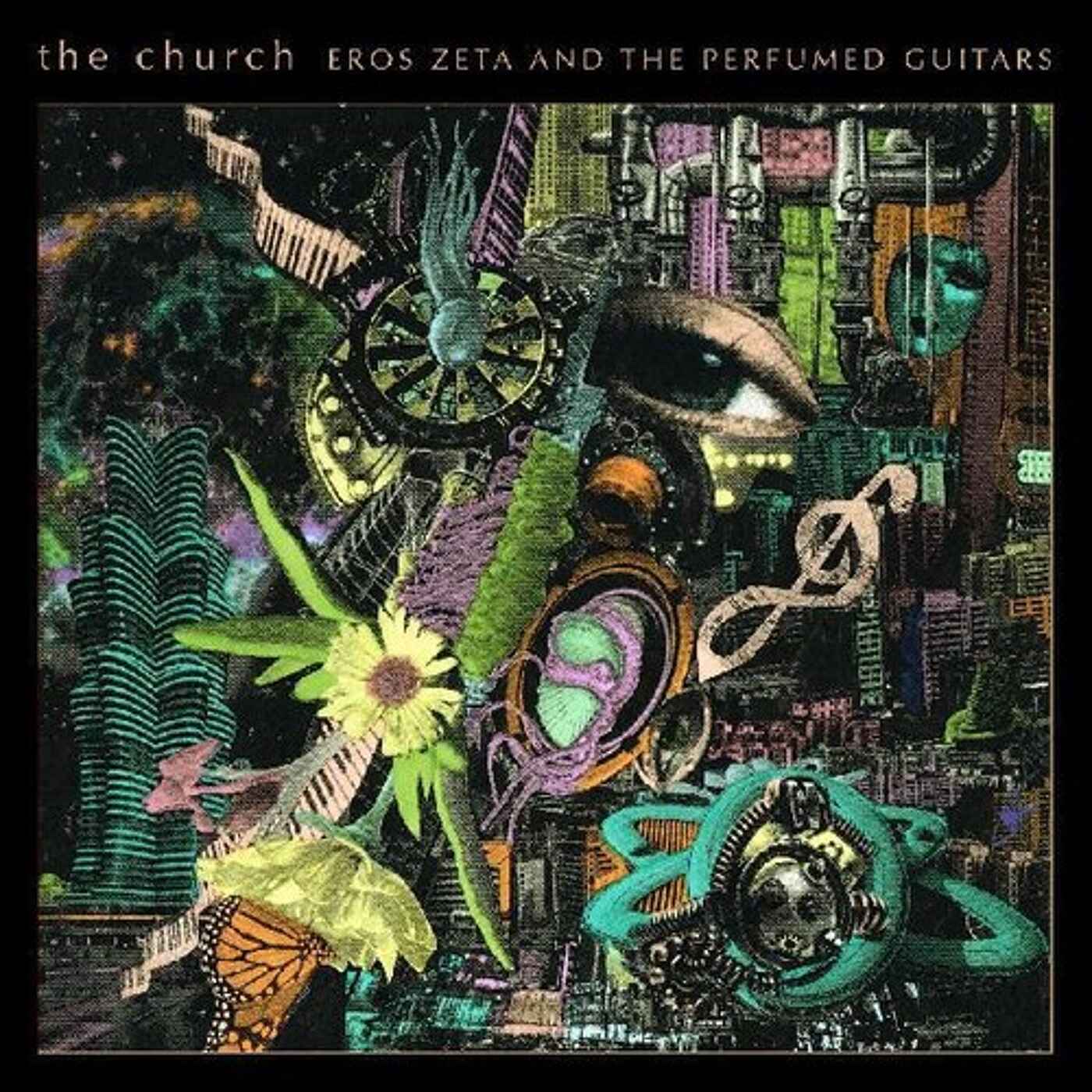 THE CHURCH - EROS ZETA AND THE PERFUMED GUITARS - GREEN COLOR - VINYL LP