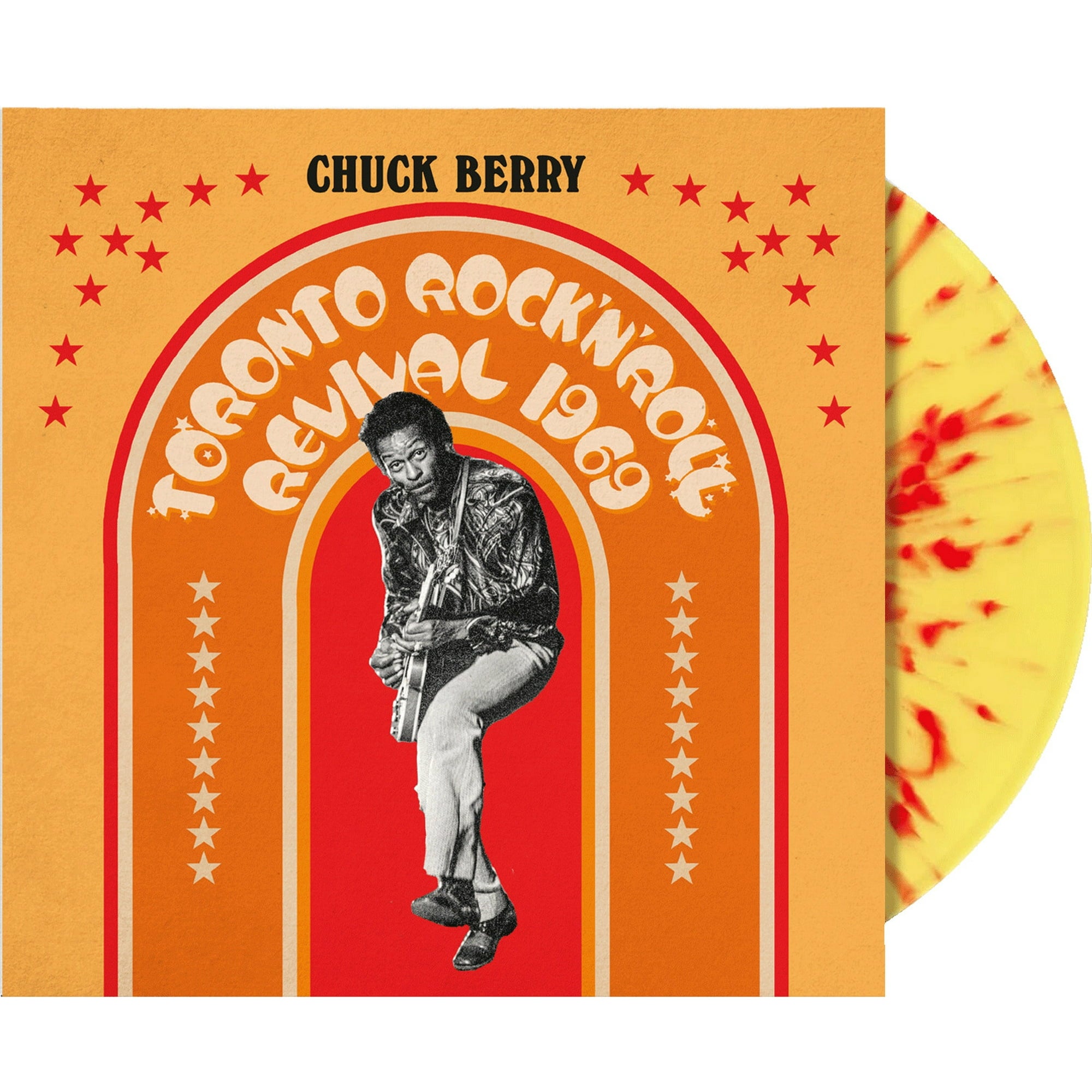 CHUCK BERRY - TORONTO ROCK 'N' ROLL REVIVAL 1969 - ORANGE COLOR - VINYL LP