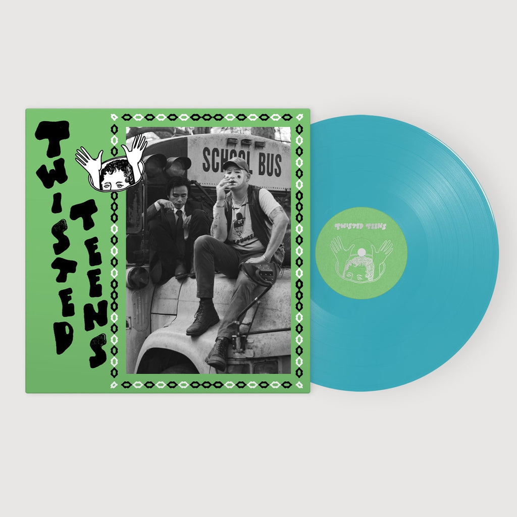 TWISTED TEENS - BLAME THE CLOWN - ROBIN'S EGG BLUE COLOR - VINYL LP
