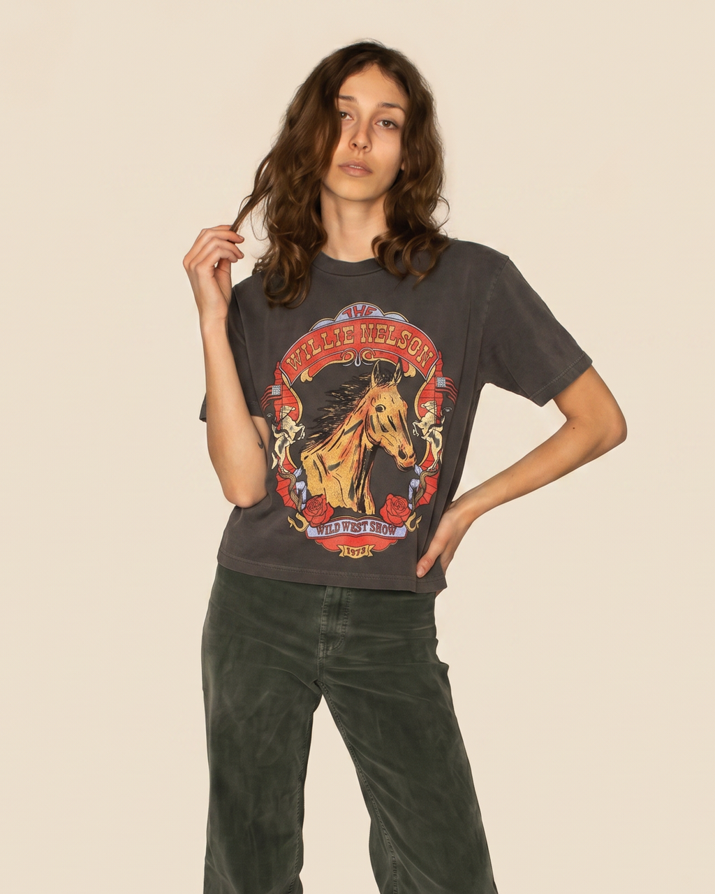 WILLIE NELSON - WILD WEST TEE
