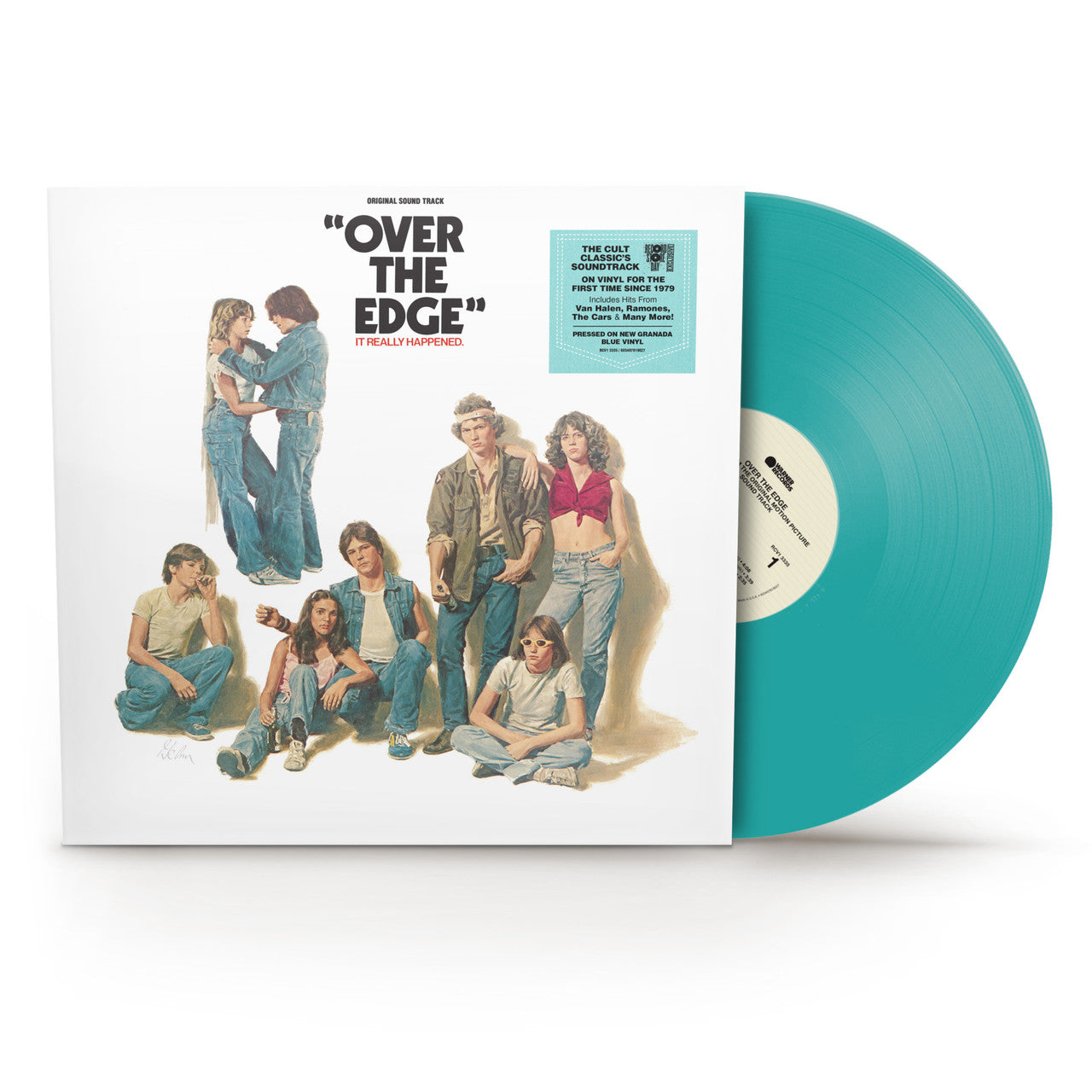VARIOUS ARTISTS - OVER THE EDGE: ORIGINAL SOUNDTRACK - NEW GRANADA BLUE COLOR - VINYL LP