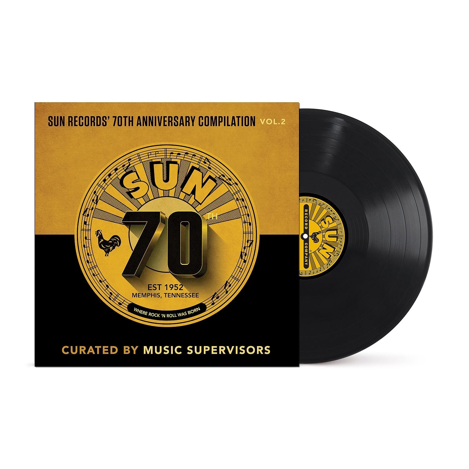 VARIOUS ARTISTS - SUN 70TH: SUN RECORDS ANNIVERSARY COMPILATION NO. 2 - CURATED BY MUSIC SUPERVISORS - VINYL LP