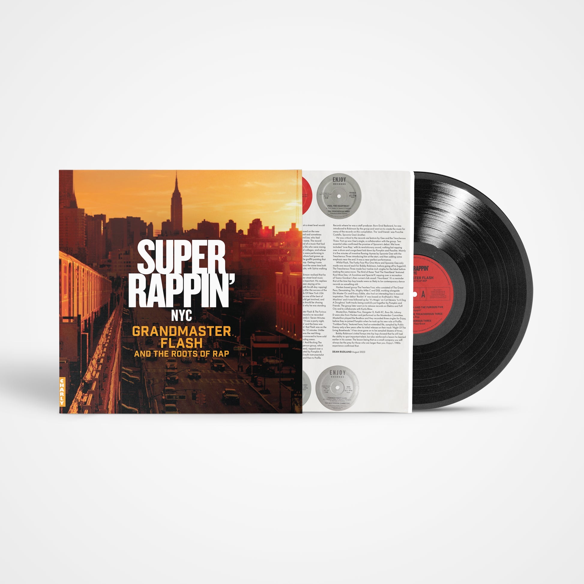 VARIOUS ARTISTS - SUPER RAPPIN' NYC: GRANDMASTER FLASH AND THE ROOTS OF RAP - VINYL LP
