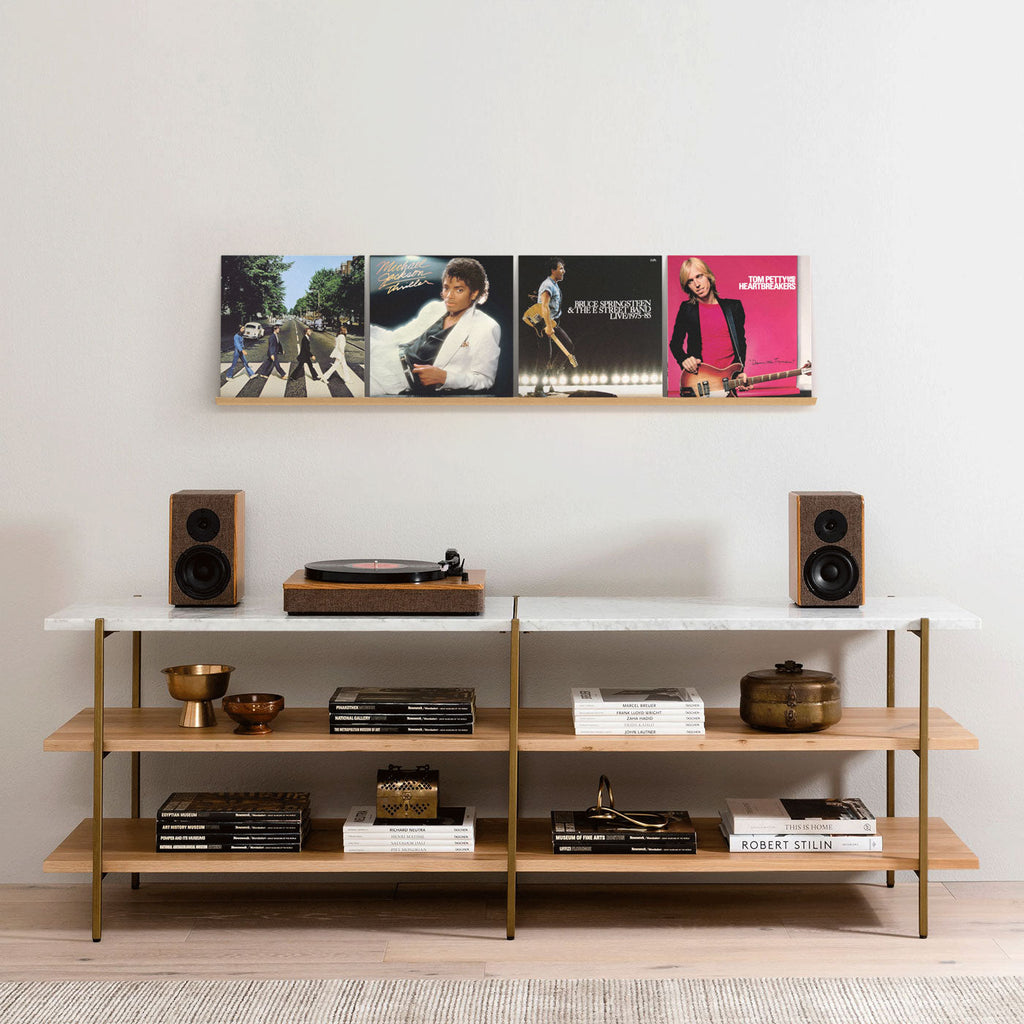 VINYL RECORD DISPLAY SHELF