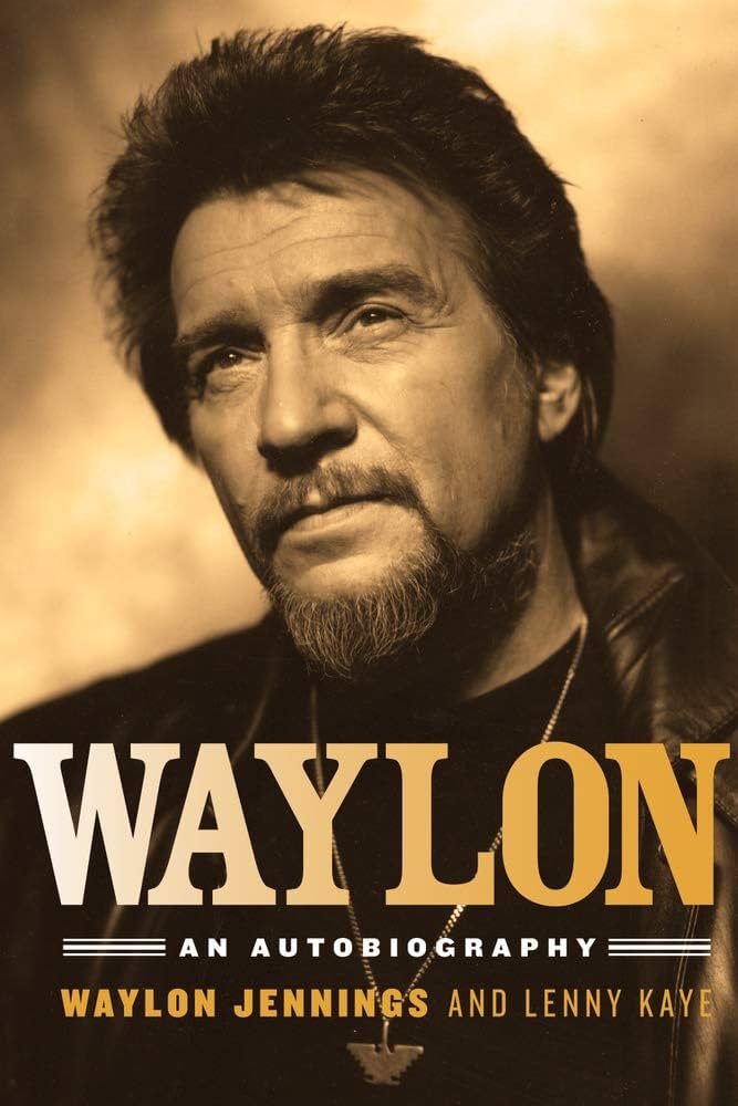 WAYLON JENNINGS - WAYLON: AN AUTOBIOGRAPHY  - PAPERBACK - BOOK