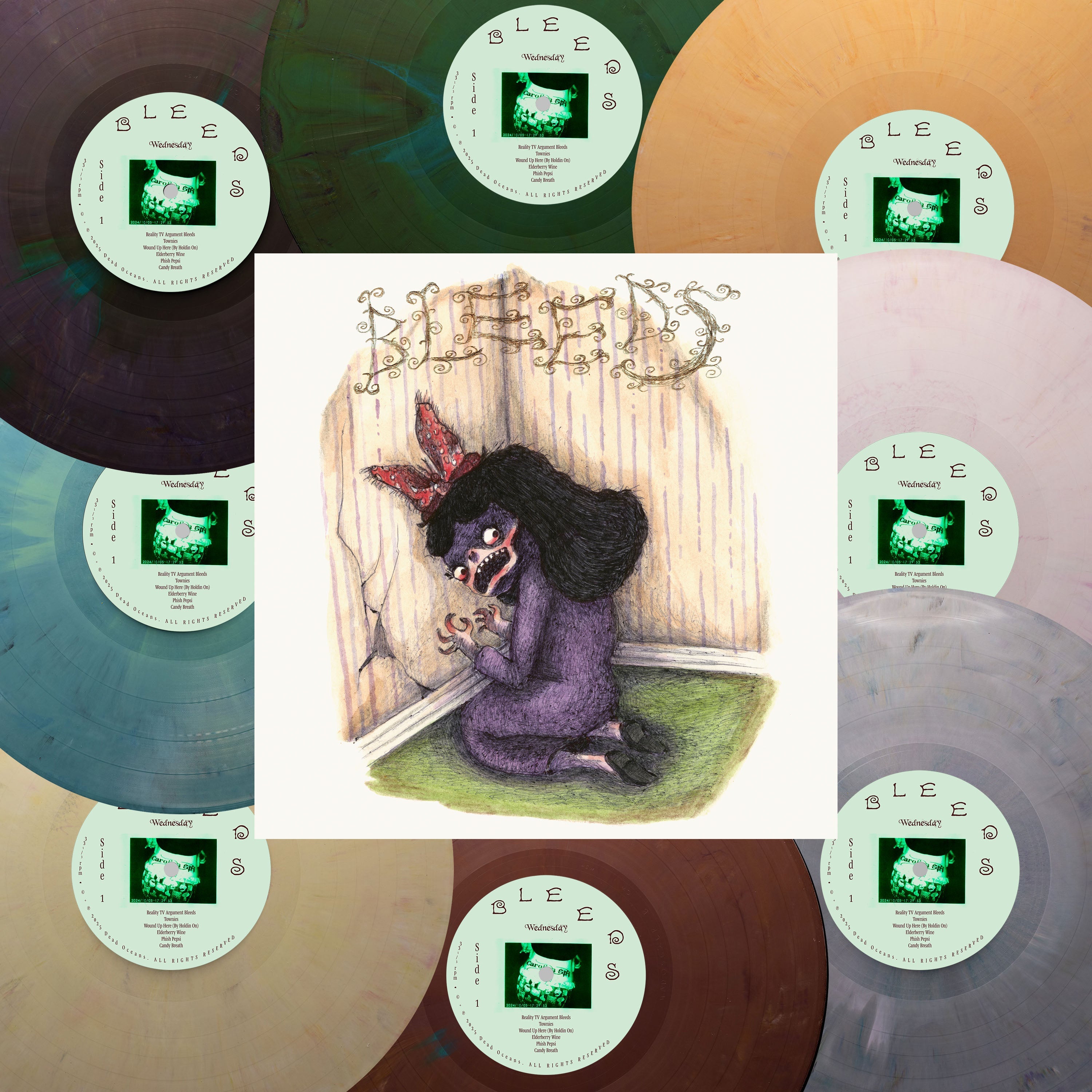 WEDNESDAY - BLEEDS - ECO MIX COLOR - VINYL LP