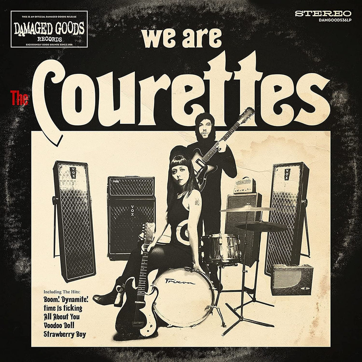 THE COURETTES - WE ARE THE COURETTES - LIMITED EDITION - TRANSPARENT RED COLOR - VINYL LP