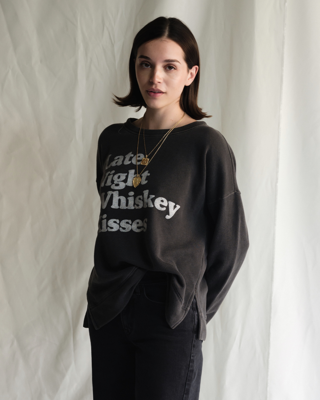 PEOPLE OF LEISURE - WHISKEY KISSES SWEATSHIRT