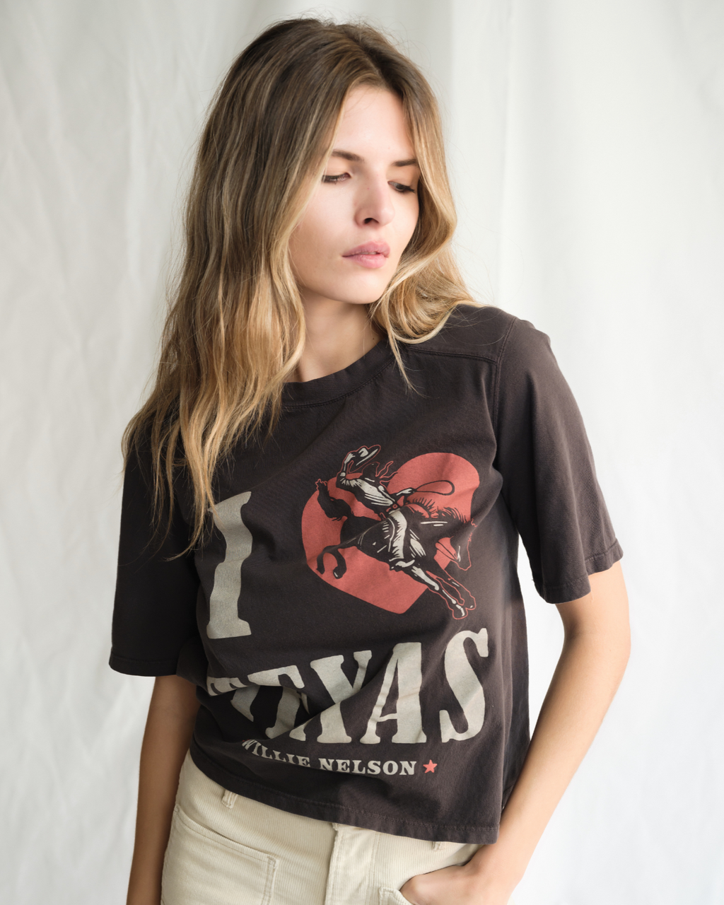 WILLIE NELSON - I LOVE TEXAS T-SHIRT