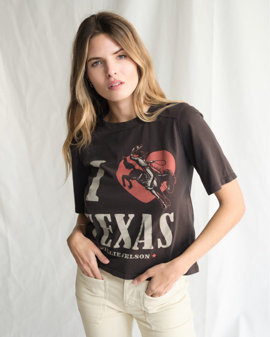 WILLIE NELSON - I LOVE TEXAS T-SHIRT