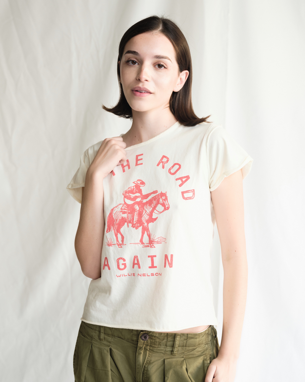 WILLIE NELSON - ON THE ROAD AGAIN BABY TEE