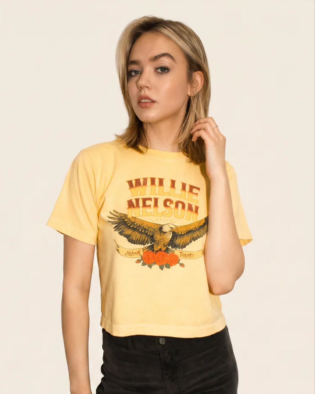 WILLIE NELSON - ABBOTT, TEXAS BABY TEE
