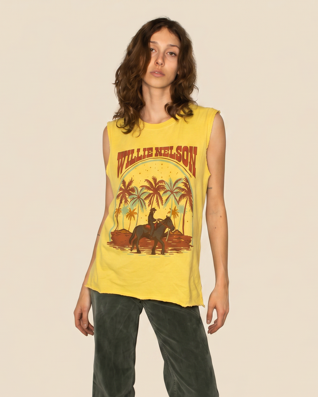 WILLIE NELSON - ISLAND MUSCLE TANK