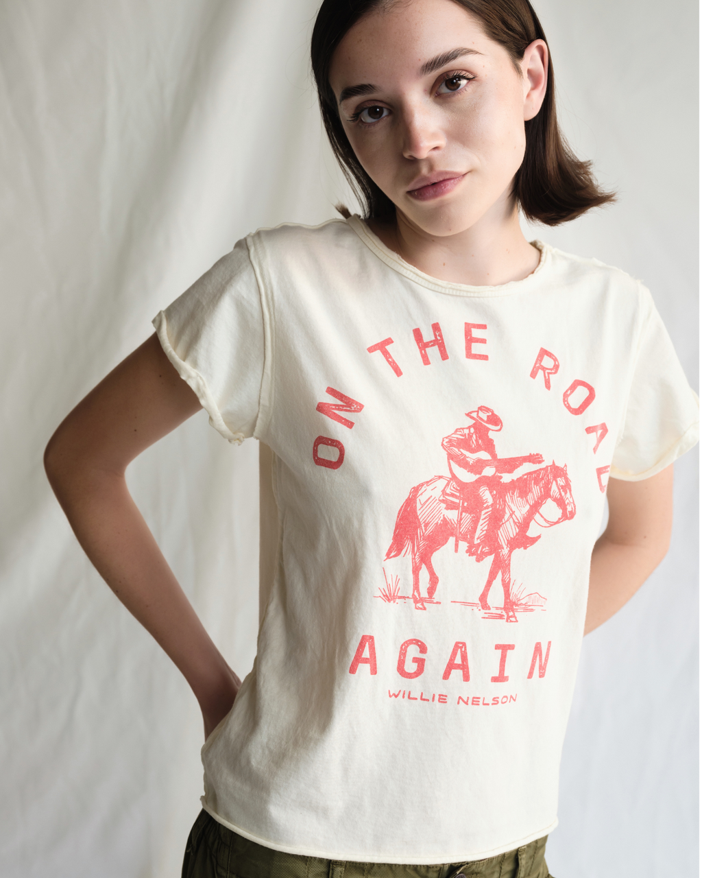 WILLIE NELSON - ON THE ROAD AGAIN BABY TEE