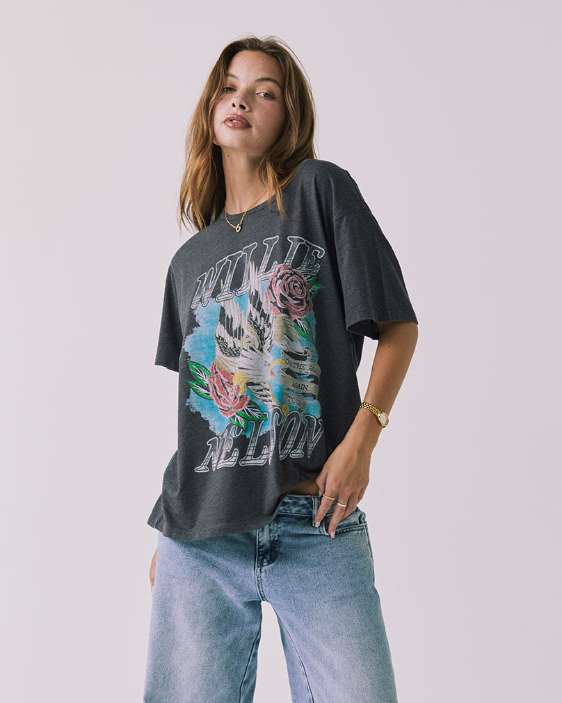 WILLIE NELSON - ON THE ROAD AGAIN T-SHIRT