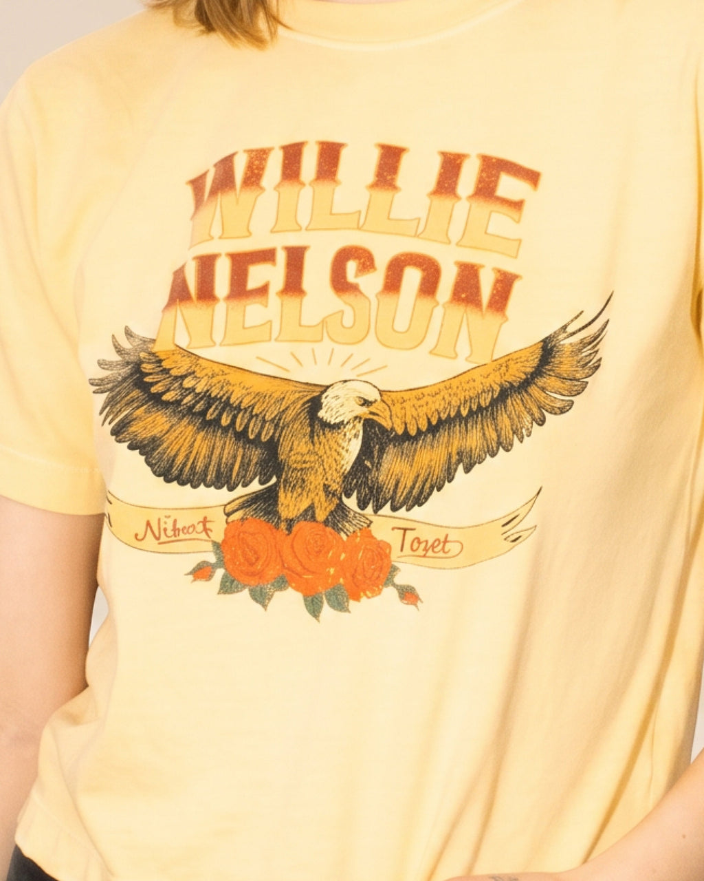 WILLIE NELSON - ABBOTT, TEXAS BABY TEE