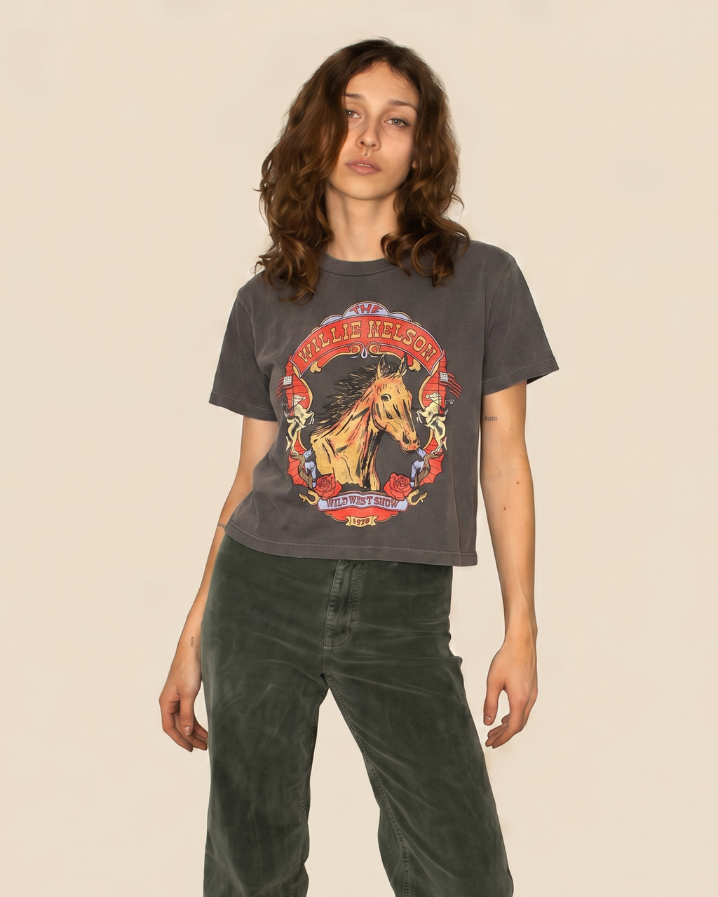 WILLIE NELSON - WILD WEST TEE