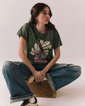 WOODSTOCK - FESTIVAL FLOWER BOXY T-SHIRT