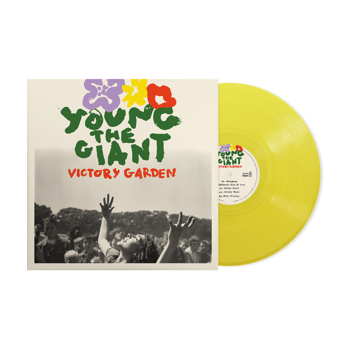 YOUNG THE GIANT - VICTORY GARDEN - INDIE EXCLUSIVE - YELLOW COLOR - VINYL LP