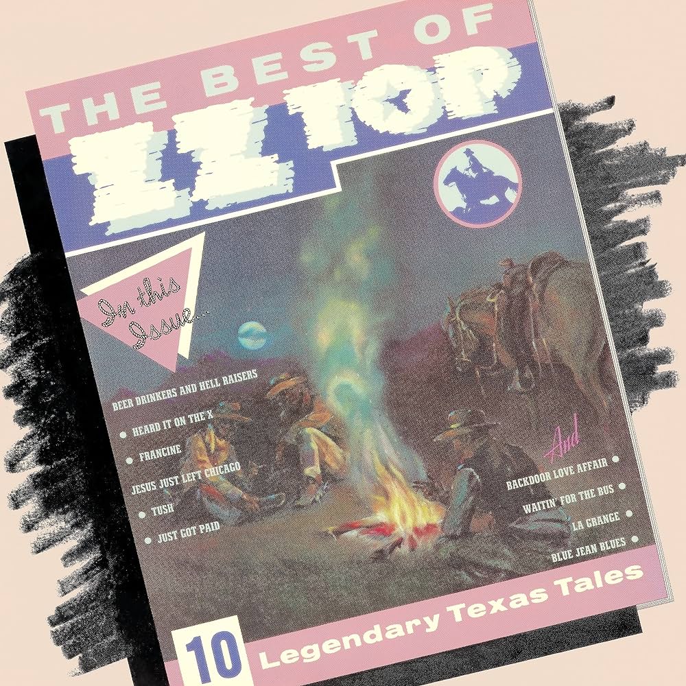 ZZ TOP - THE BEST OF ZZ TOP - TRANSLUCENT BLUE COLOR - VINYL LP
