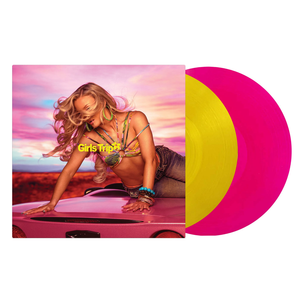ZARA LARSSON - MIDNIGHT SUN: GIRLS TRIP EDITION - YELLOW + PINK COLOR - 2-LP - VINYL LP