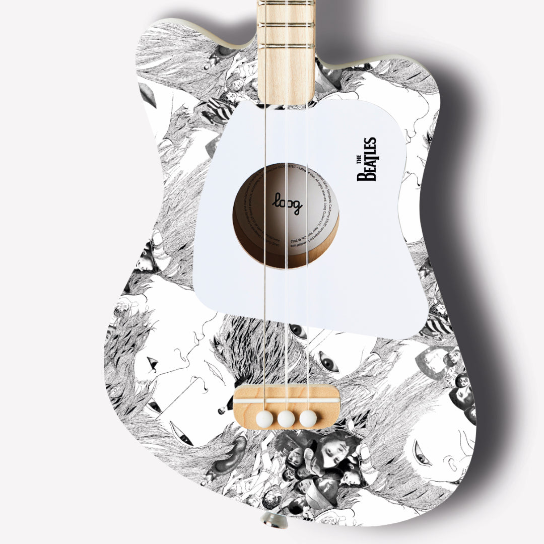 THE BEATLES x LOOG GUITARS - PAQUETE DE MINI GUITARRA REVOLVER
