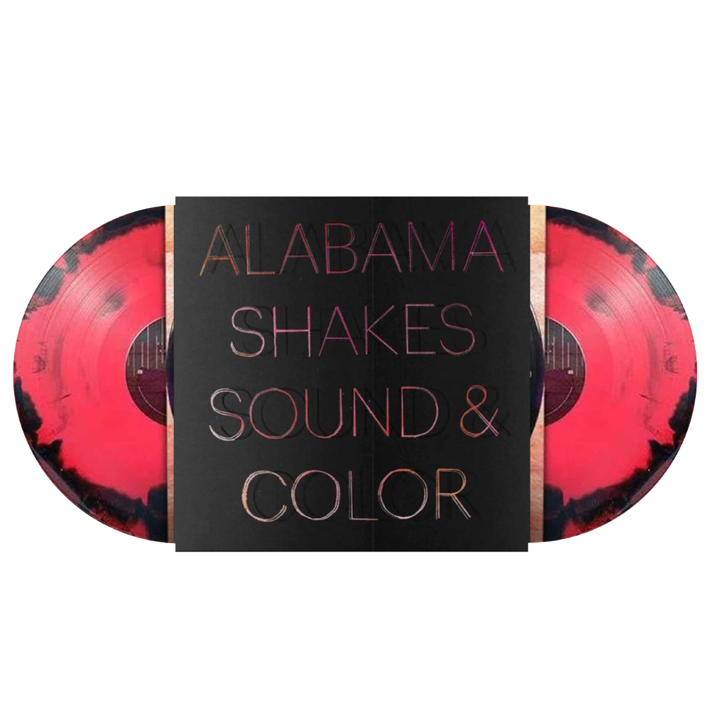 ALABAMA SHAKES - SOUND & COLOR - DELUXE EDITION - 2 LP - PINK, BLACK & MAGENTA COLOR - VINYL LP