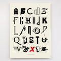 DOROTHY ALPHABET OF ROCK PRINT