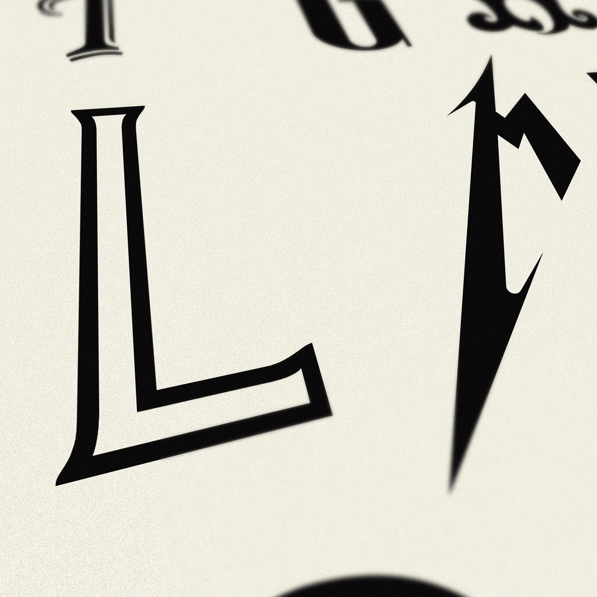 DOROTHY ALPHABET OF ROCK PRINT