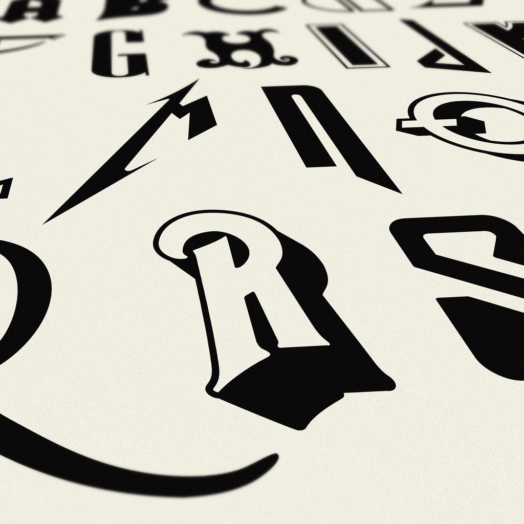 DOROTHY ALPHABET OF ROCK PRINT RUSH