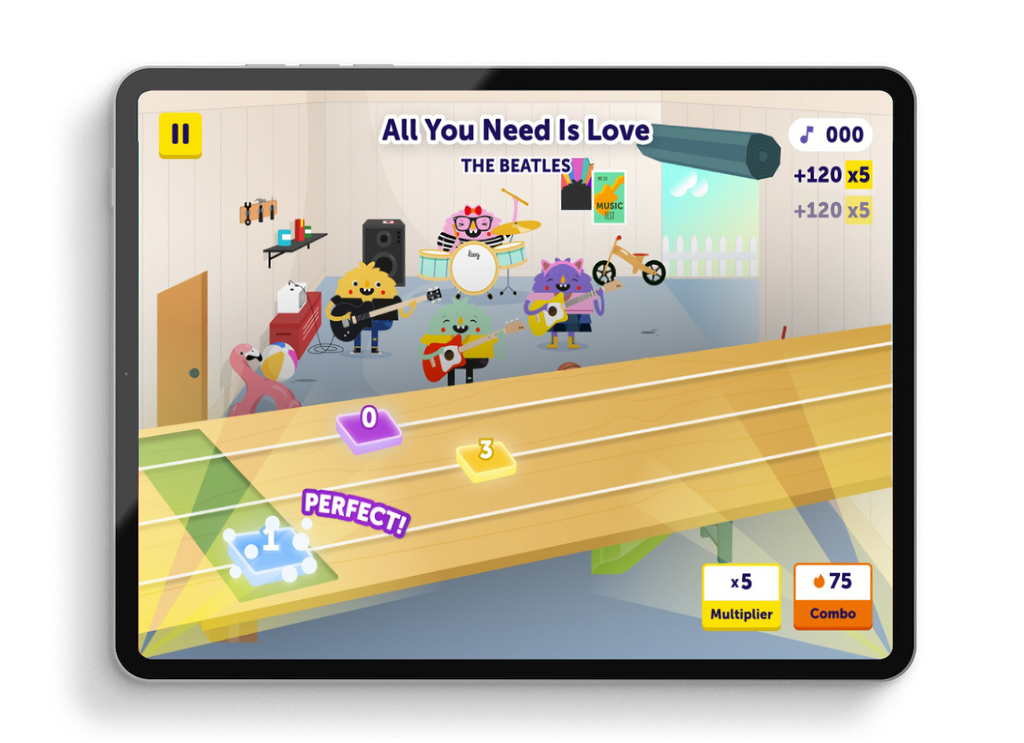 THE BEATLES x LOOG GUITARS - YELLOW SUBMARINE MINI GUITAR BUNDLE