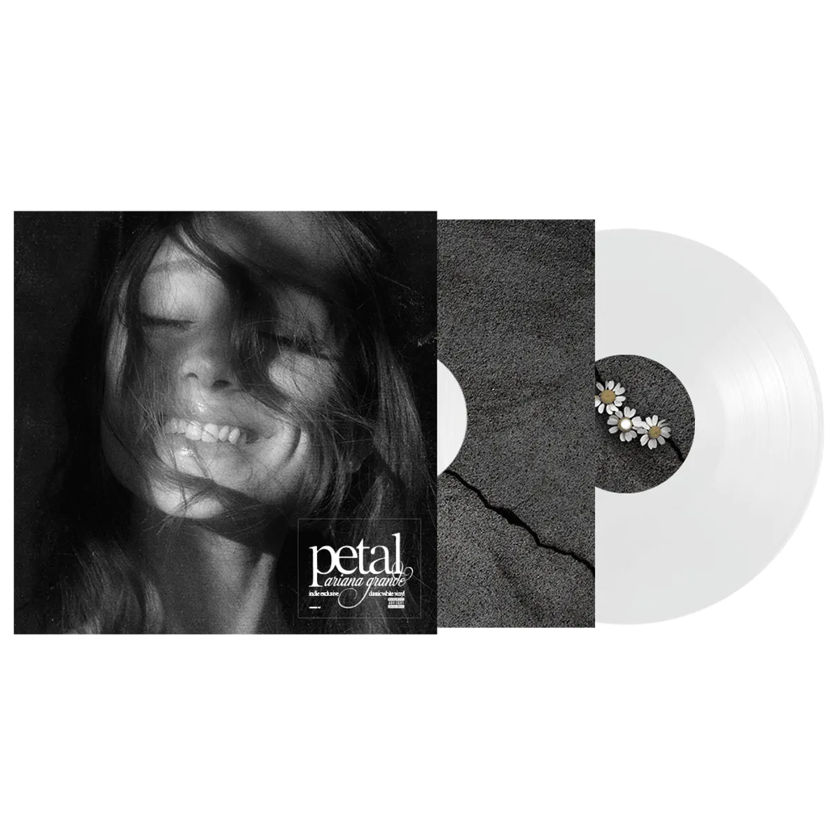 ARIANA GRANDE - PETAL - INDIE EXCLUSIVE - WHITE COLOR - VINYL LP